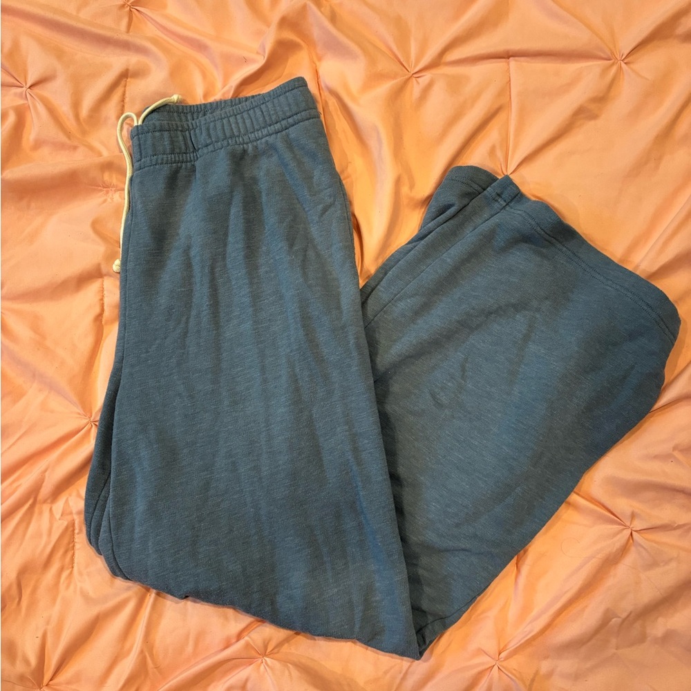 American Eagle Lightweight Blue Wideleg Sweatpants
